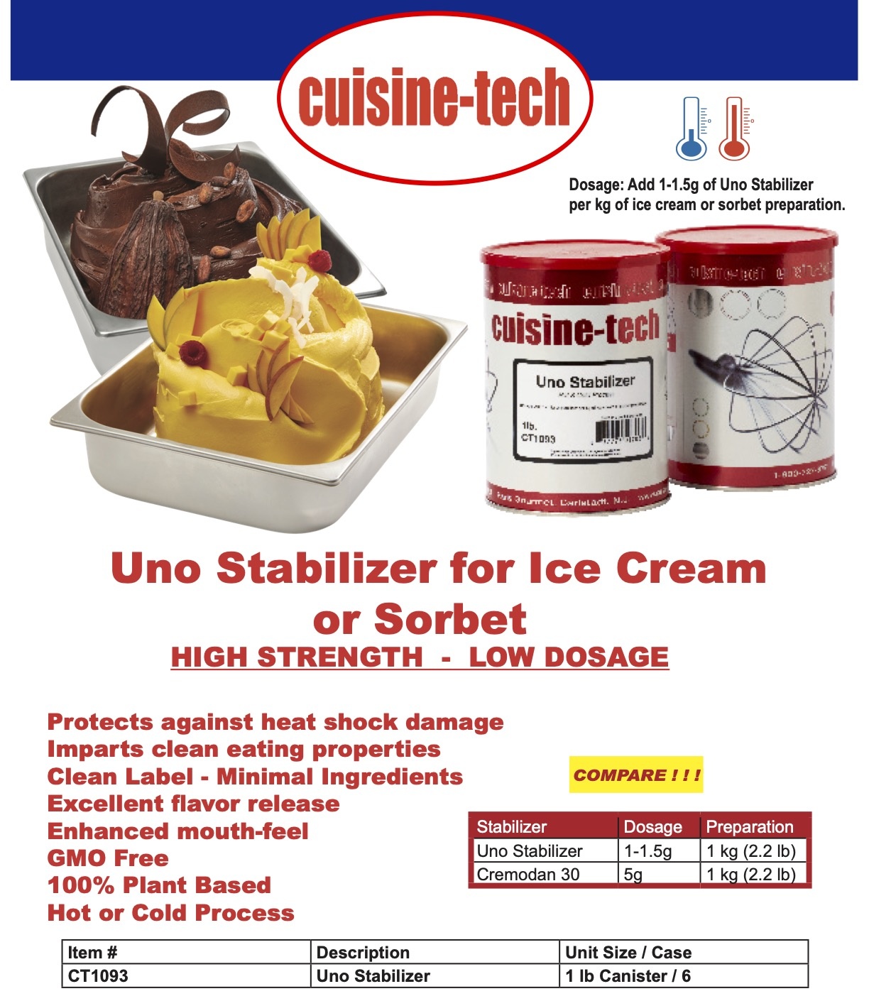 Cuisine Tech Cuisine Tech - Uno Stabilizer - 1 lb